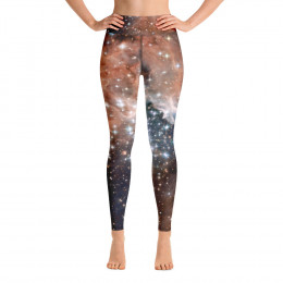 RIVALSTYLZ High Waist Galaxy Space 1001 Yoga Pants with Pockets,  Tummy Control Workout Running Yoga Leggings for Women